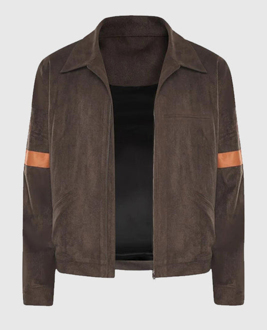 Rick Grimes CRM Brown Suede Jacket