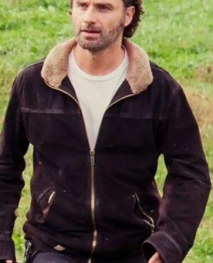 Rick Grimes Leather Jacket