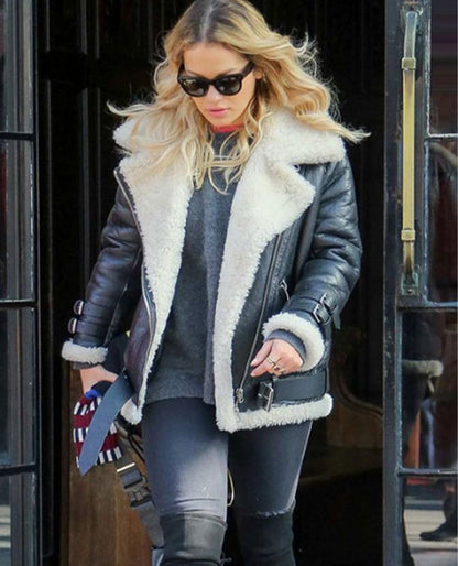 Rita-Ora-Black-Leather-Jacket