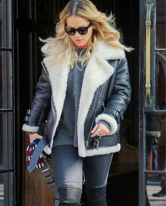 Rita-Ora-Black-Leather-Jacket