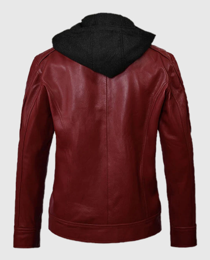Rodeo Hooded Leather Jacket