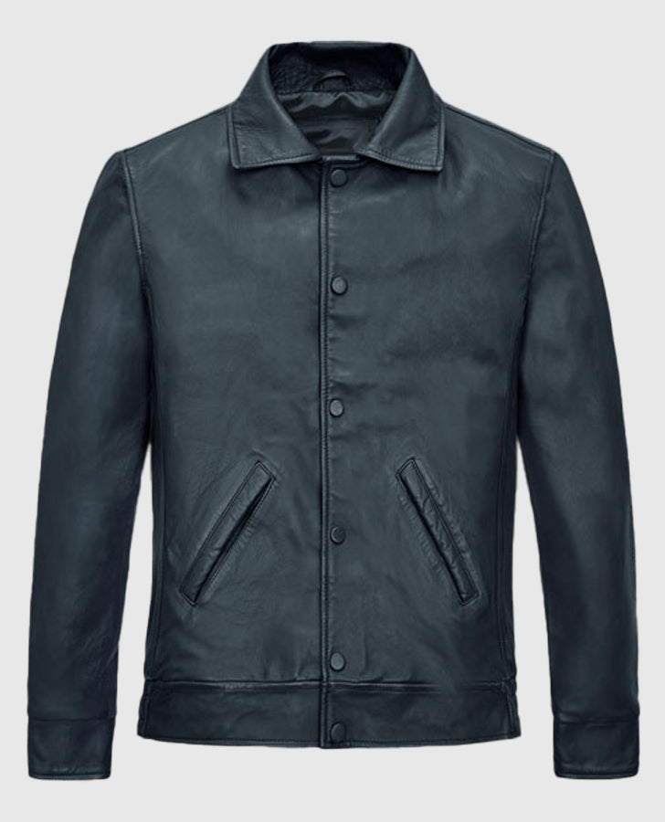 Ryan Gosling Black Leather Jacket
