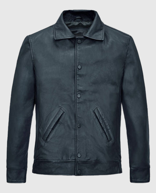 Ryan Gosling Black Leather Jacket