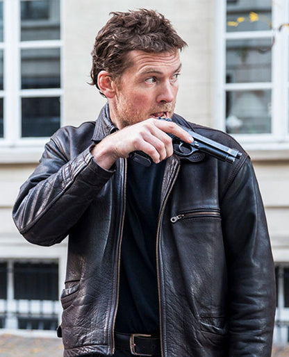 Sam Worthington Leather Jacket