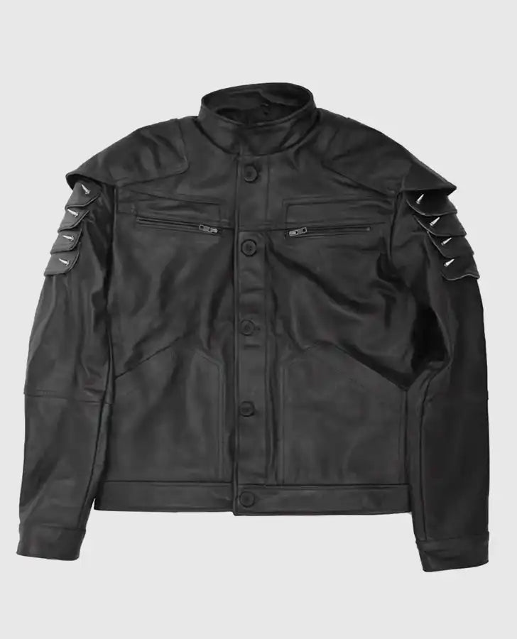 Samurai Wolf School Cyberpunk 2077 Leather Jacket