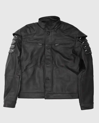 Samurai Wolf School Cyberpunk 2077 Leather Jacket