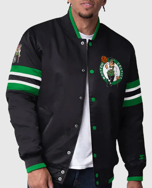 Scout I Boston Celtics Black Jacket