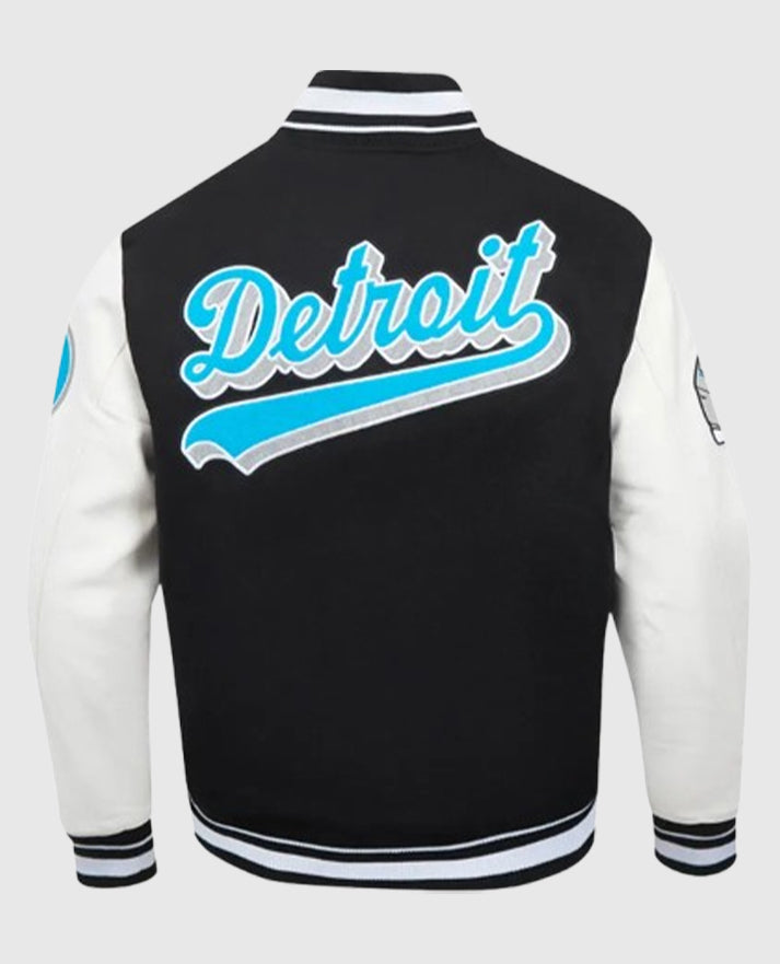 Script Tail Detroit Lions Varsity Jacket
