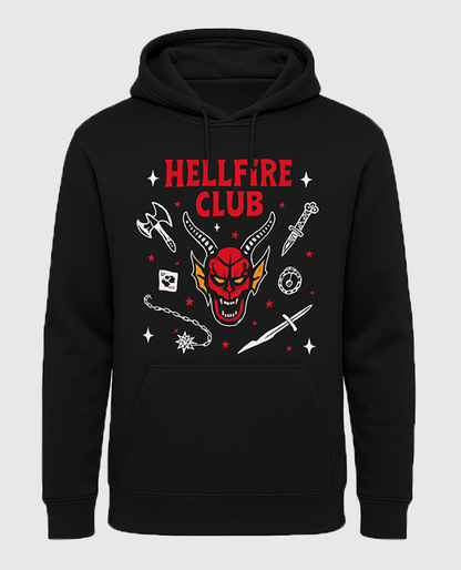 Stranger Things Hellfire Club Black Hoodie