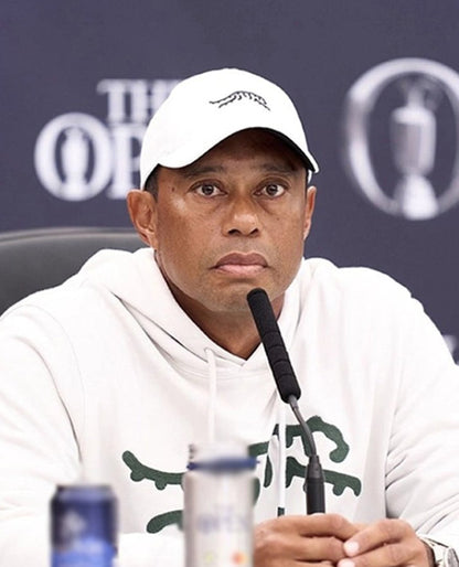 Sun Day Red Tiger Woods White Hoodie
