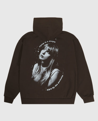 Taylor Swift Midnights Living In A Dream Black Hoodie