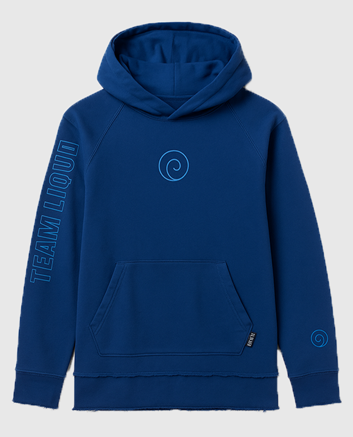 Team Liquid X Naruto 20Y Frayed Blue Pullover Friendship Hoodie