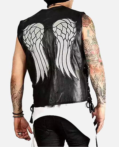 The Walking Dead Governor Daryl Leather Vest
