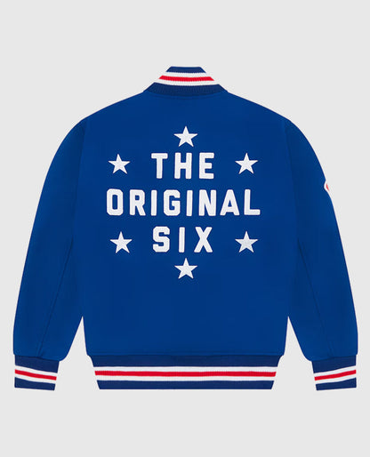 The Original Six New York Rangers OVO Varsity Jacket