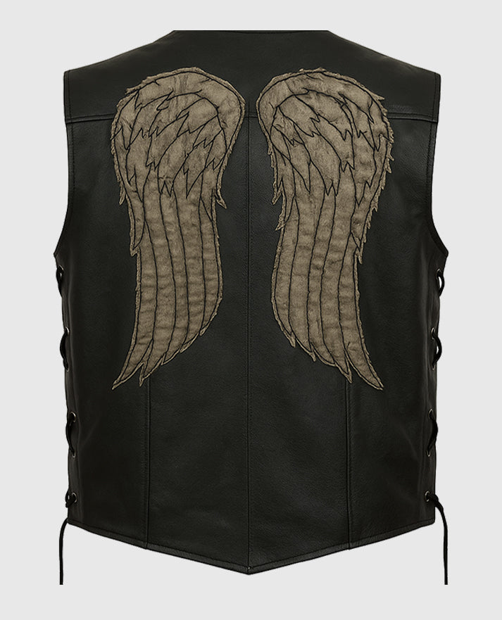 The Walking Dead Daryl Dixon Wing Leather Vest