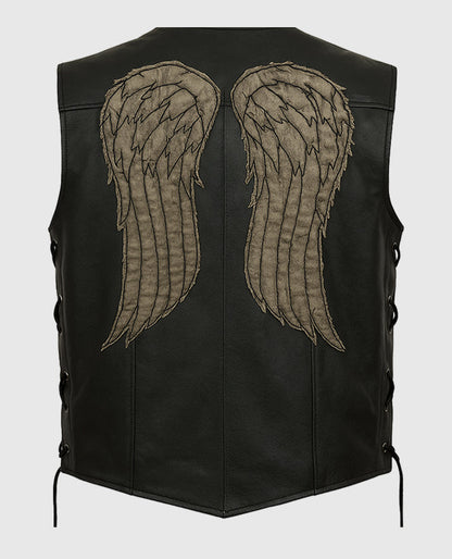 The Walking Dead Daryl Dixon Wing Leather Vest
