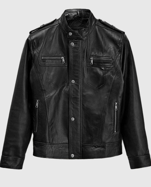 Tomb Raider Alicia Vikander Black Leather Jacket
