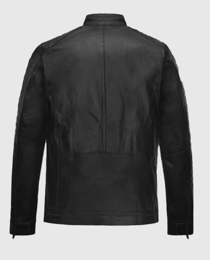 Vin Diesel Black Leather Jacket