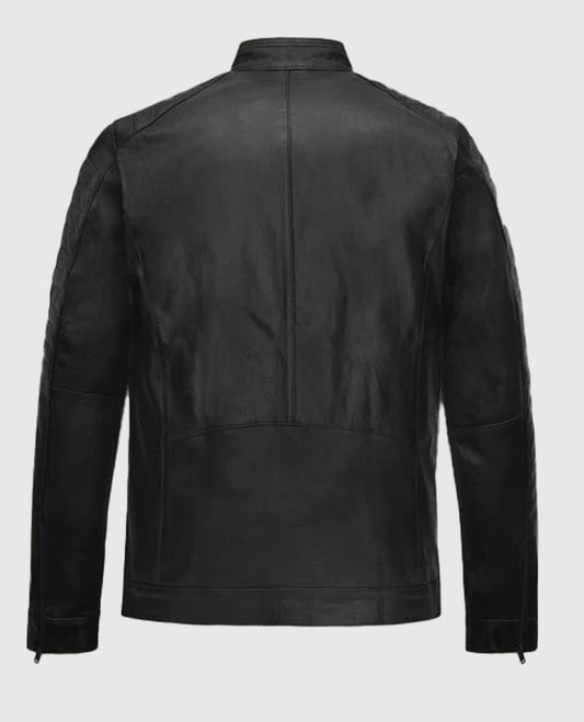 Vin Diesel Black Leather Jacket