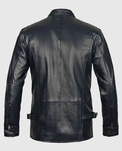 Vin Diesel Blue Leather Jacket