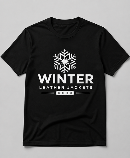 Winter Leather Jackets Logo T-Shirt