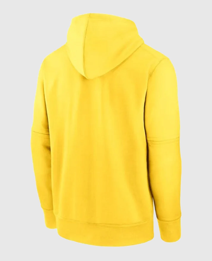 Yellow Boston Red Sox Pullover Hoodie
