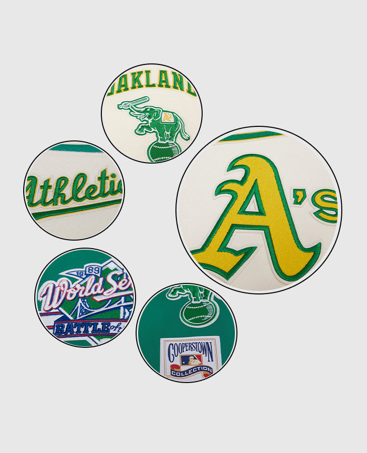 MLB-Oakland-Athletics-Men's-Rib-Wool-Varsity-Jacket