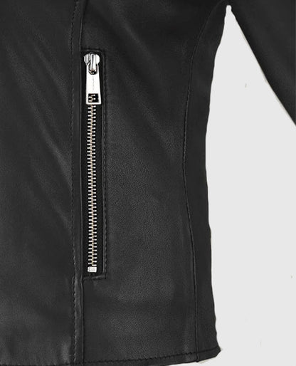 Eva Studded Leather Jacket