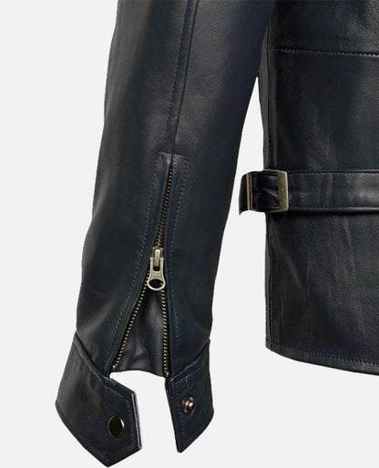 Vin Diesel Fast And Furious 6 Blue Leather Jacket
