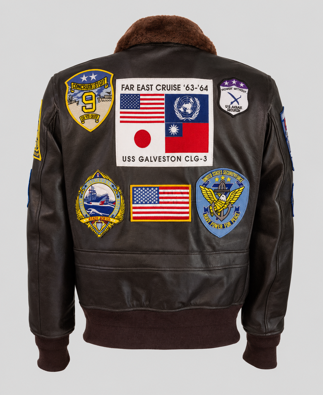 Pete Mitchell Top Gun Leather Jacket